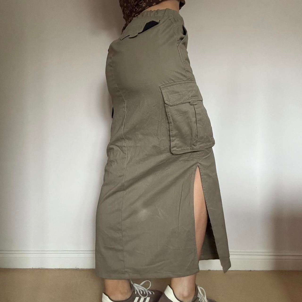 00s Maxi cargo skirt medium