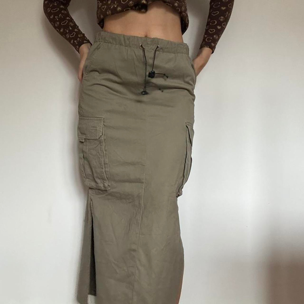 00s Maxi cargo skirt medium