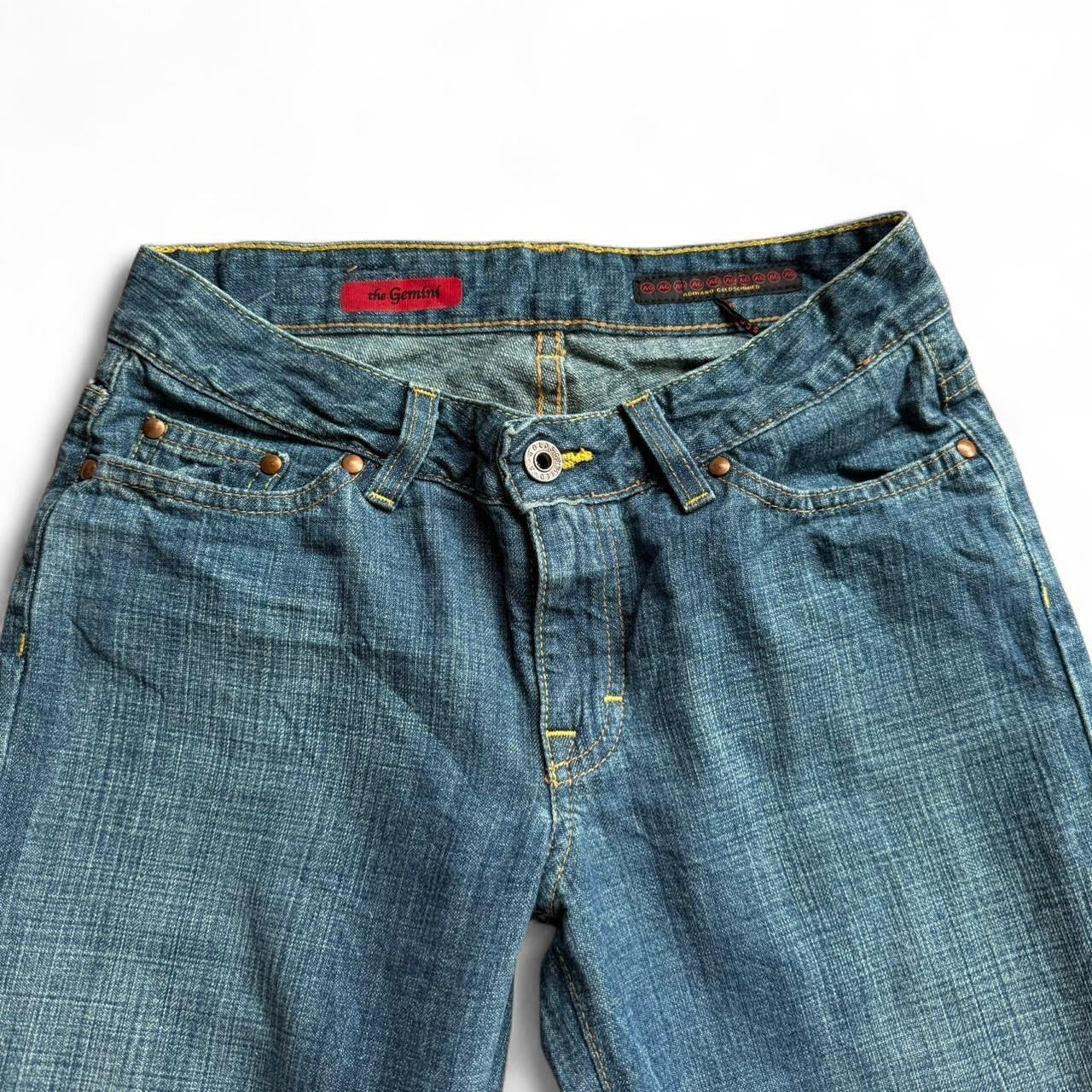 Italian designer AG low rise bootcut jeans w26