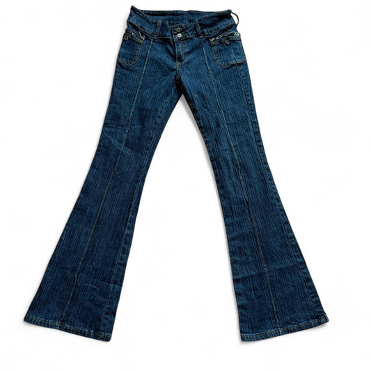 00s low waisted flared jeans w29