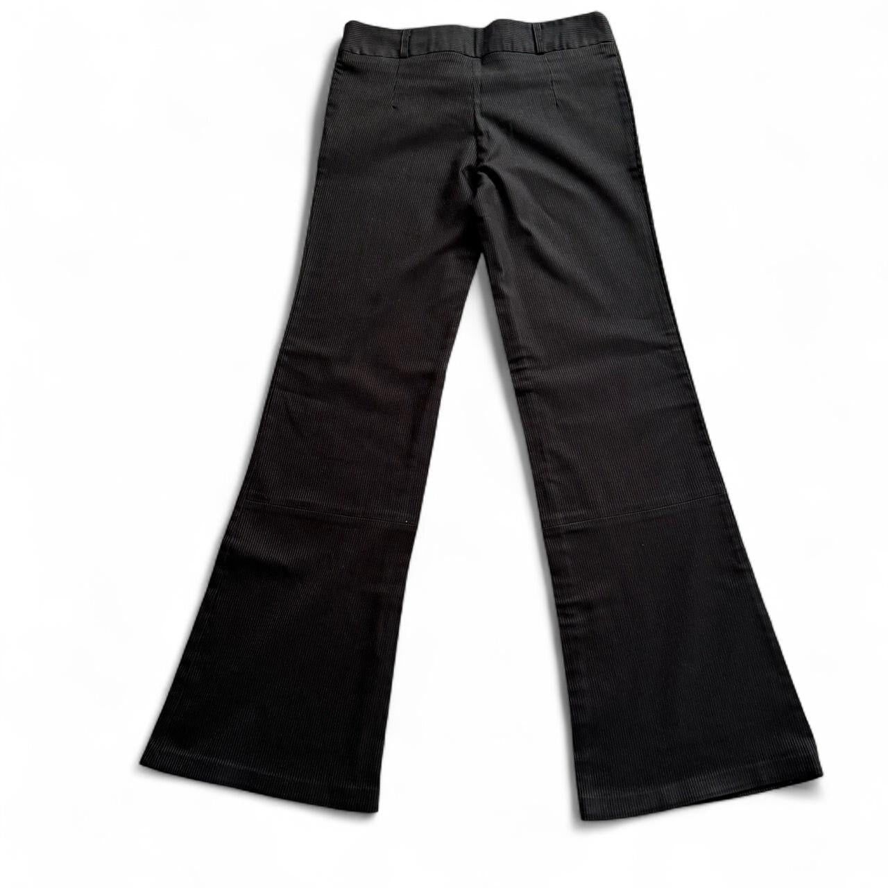 00s pinstripe flared trousers w31