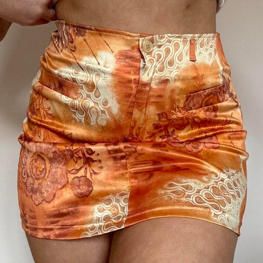 00s Italian mini skirt S