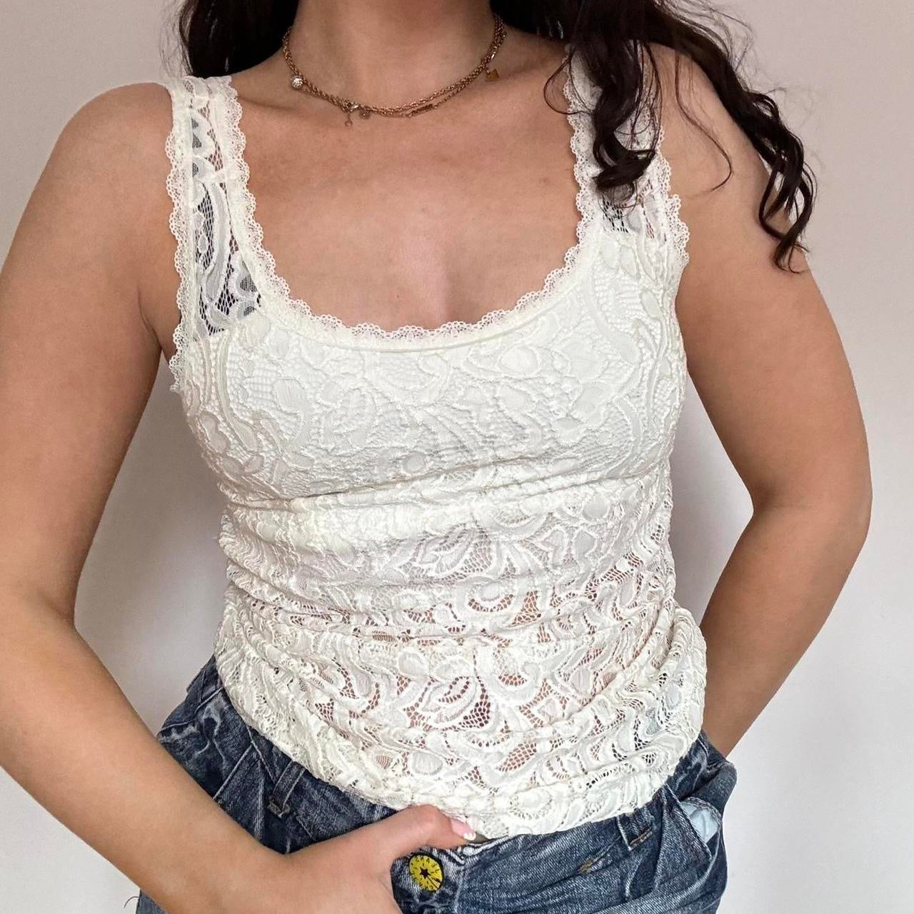 00s lace cami XS