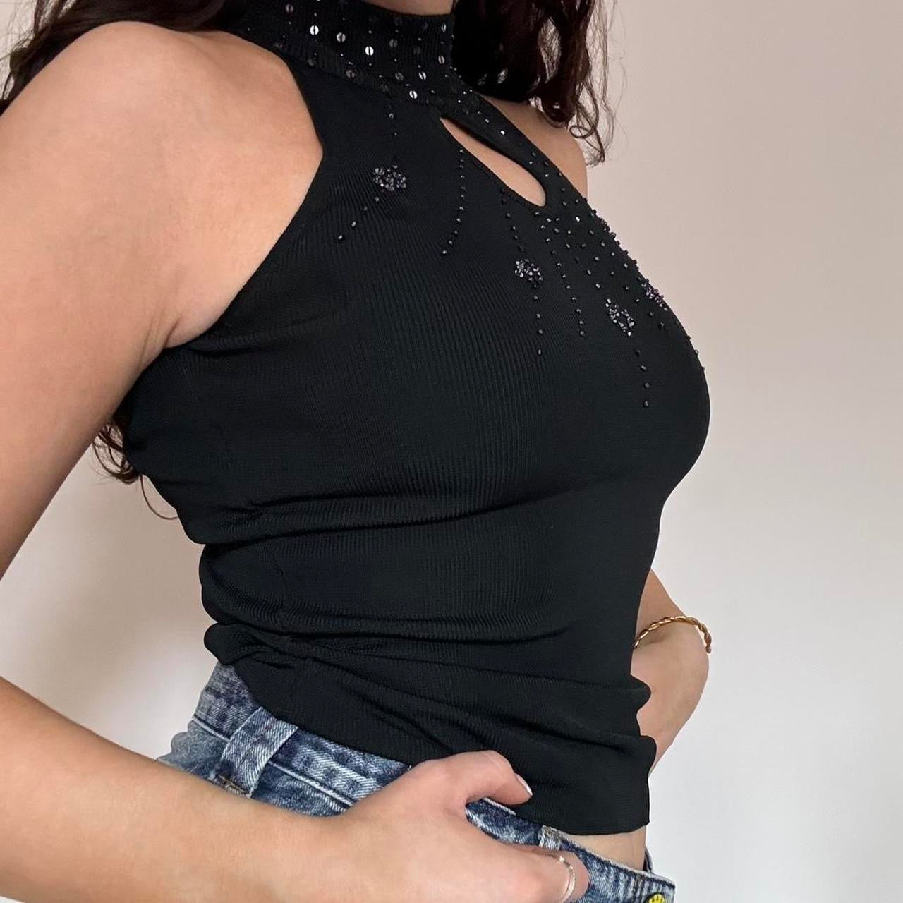 00s sequin top XS
