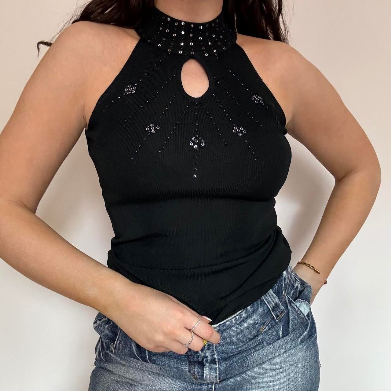 00s sequin top XS