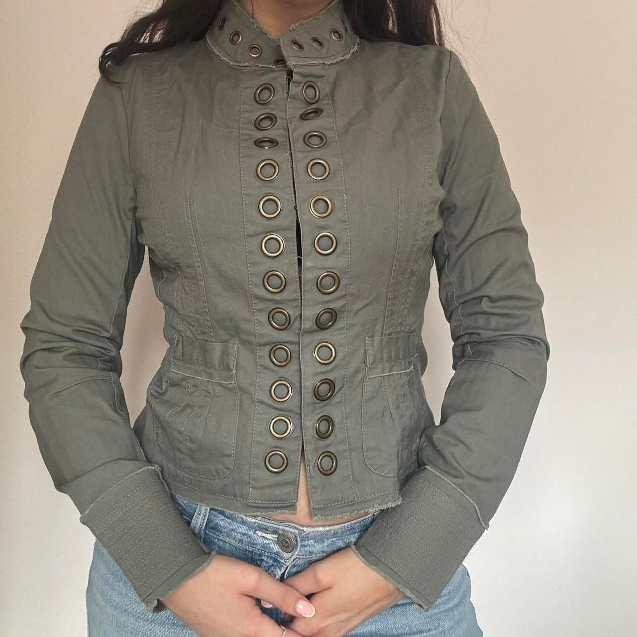00s khaki jacket S/M