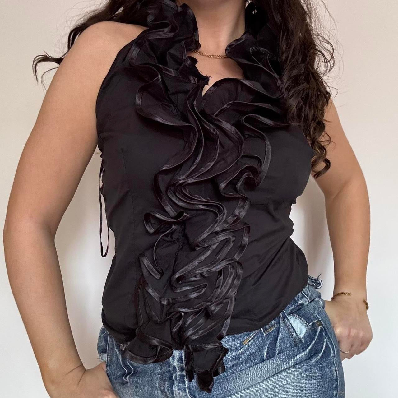 00s halter-neck top S