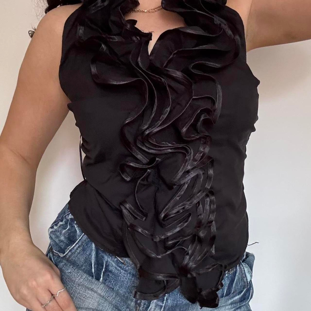 00s halter-neck top S
