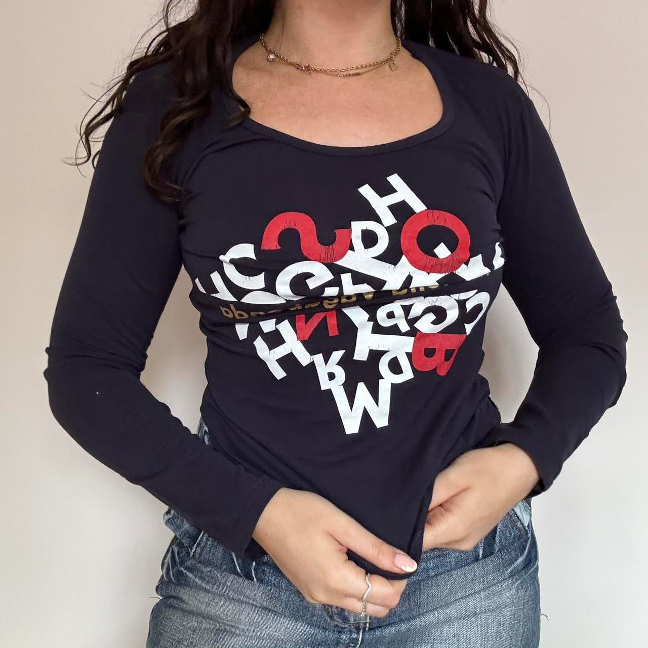 00s navy top M